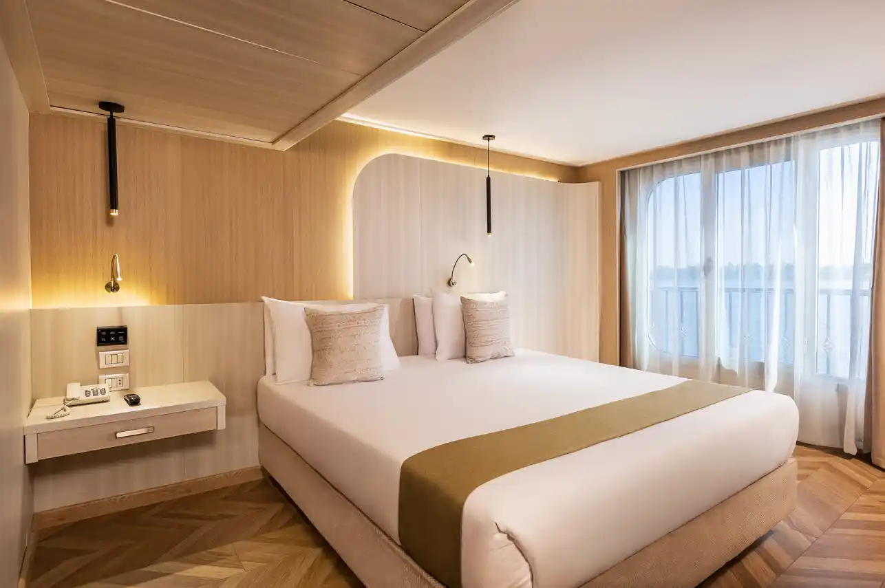 Cabin aboard the MS Alma Nile Cruise Nile cruise